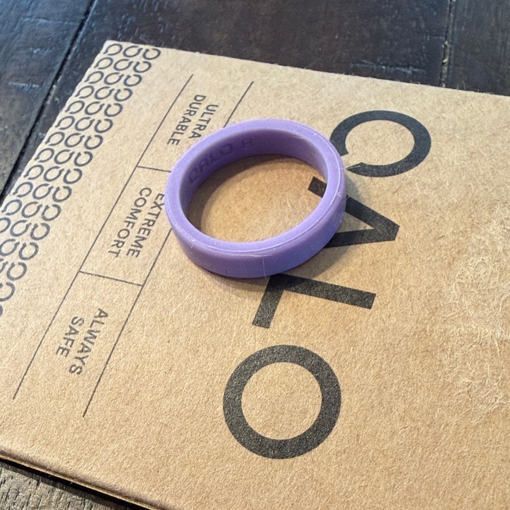 QALO Purple Silicone Ring